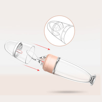 BabyCloudy 2-in-1 spoon bottle feeder for baby purees - view 1