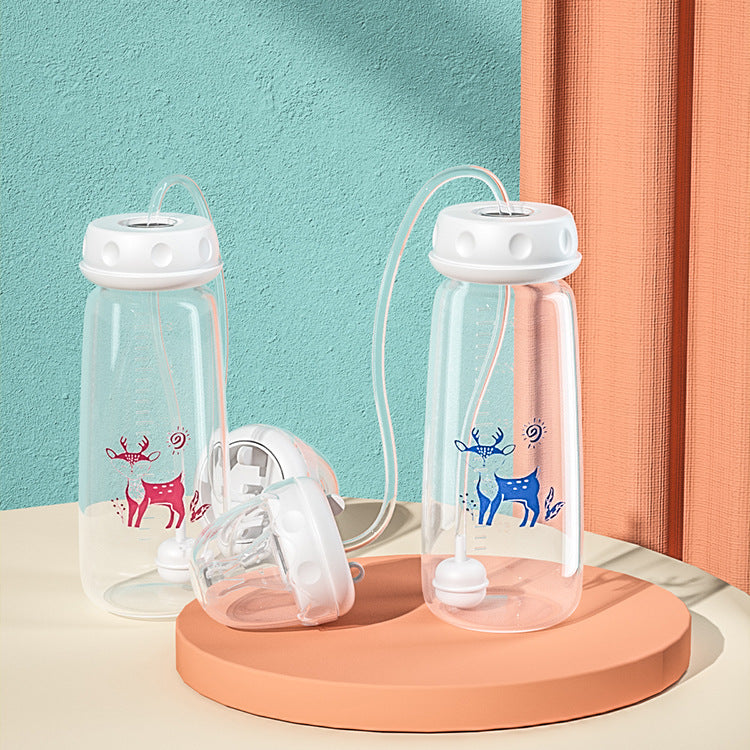 BabyCloudy anti-colic baby bottle with built-in straw - view 2