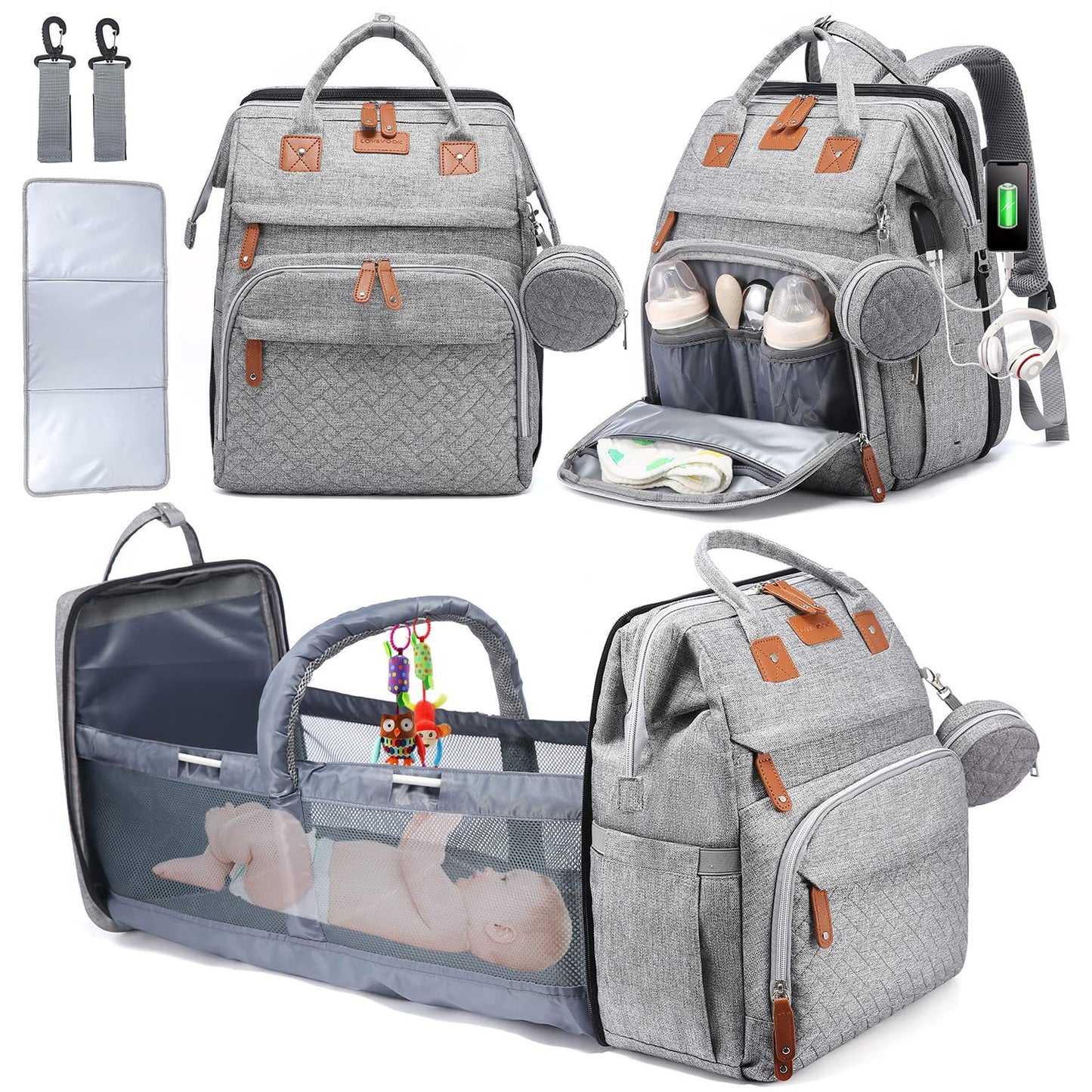 Baby Diaper Bag Backpack Anti-mosquito — BabyCloudy
