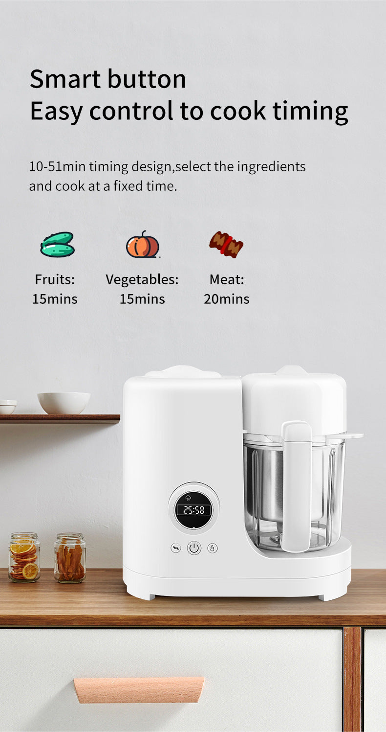 BabyCloudy smart baby food maker, steamer and blender - view 2
