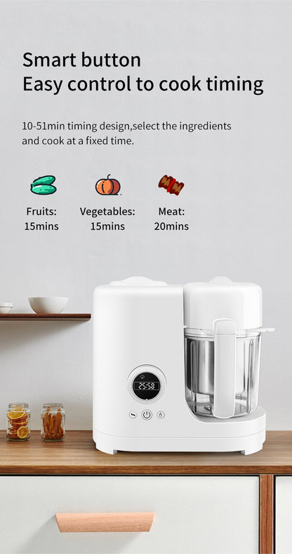 BabyCloudy smart baby food maker, steamer and blender - view 2