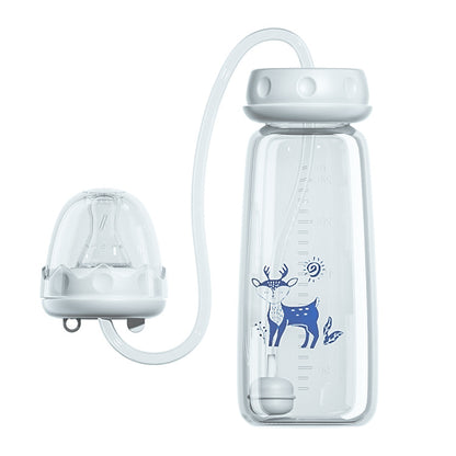 BabyCloudy anti-colic baby bottle with built-in straw - view 5