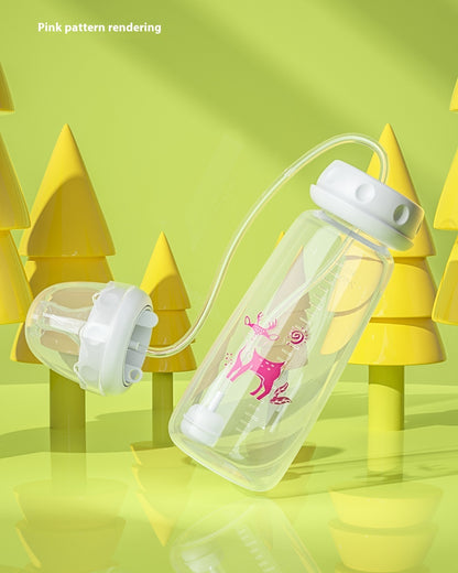 BabyCloudy anti-colic baby bottle with built-in straw - view 6